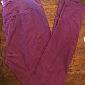 LuLaRoe TC Leggings Solid Purple